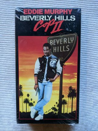 Beverly Hills Cop 2 Vhs Factory 1987 First Print Vintage Rare