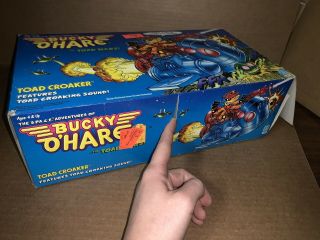 Vintage Hasbro 1990 Bucky O’Hare Toad Croaker Vehicle In The Box 2