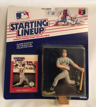 Jose Canseco Oakland Athletics 1988 Kenner Starting Lineup Action Figure