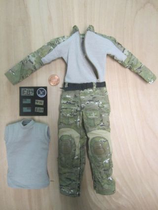 1/6 Easy Simple Fbi Hrt Multi Cam One Piece Jumper/boiler Uniform