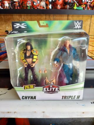 Wwe Mattel Elite 2 Pack Chyna And Triple H Hhh Dx