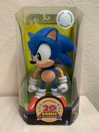 Sonic The Hedgehog 20th Anniversary Deluxe Action Figure Toys R Us Exclusive Tru