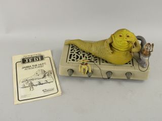 Vintage 1983 Kenner Star Wars Rotj Jabba The Hutt Playset Complete W/instruction
