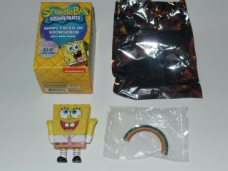 Kidrobot Many Faces Of Spongebob Squarepants Idiot Box 3 " Vinyl Figure Chase