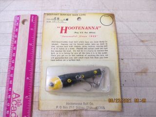 Vintage Hootenanna Fishing Lure In The Box Manta Ray,  Inc Montpelier,  Ohio