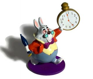 Disney White Rabbit From Alice In Wonderland Pvc Figure Cake Topper