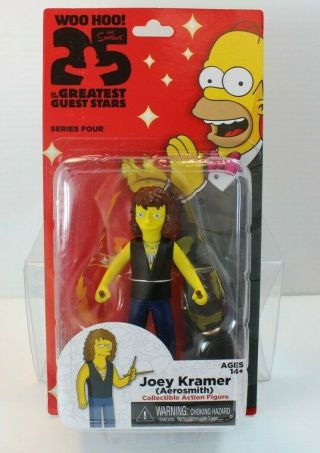 Neca Simpsons 25 Greatest Guest Stars Joey Kramer Series 4 Action Figure