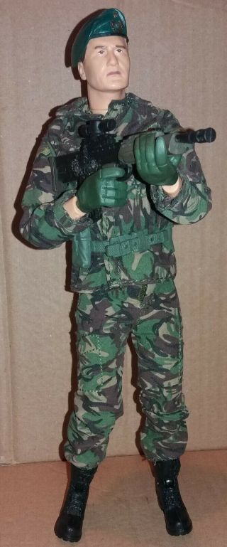 Hm Armed Forces Royal Marine Commando Action Figure With Sa80 - Postage