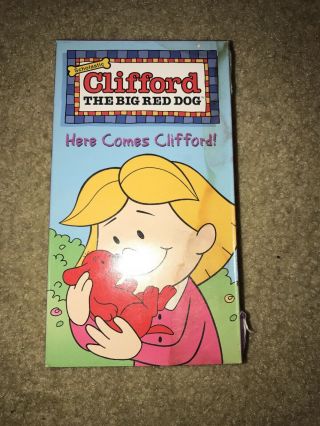 Clifford The Big Red Dog Here Comes Clifford Vhs Vcr Movie Tape