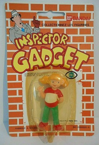 Inspecteur Gadget Figurine Sophie Neuf Sous Blister 1984 Macau Inspector Gadget
