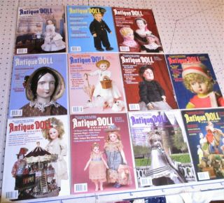 Antique Doll Collector Magazines 2015 1 - 12 - 4 Complete Guide To Vintage Dolls