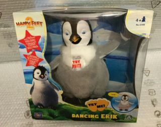 Rare Happy Feet Two Erik Animated Talking Dancing Baby Mumble Penguin
