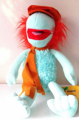 Fraggle Rock Muppets Boober 10  Plush Stuffed Toy.  Licensed.  Nwt.  Usa