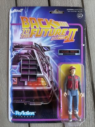 Future Marty Mcfly Back To The Future Part Ii Super7 Reaction -