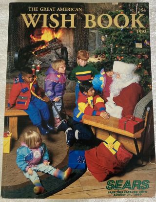 Vintage Sears Christmas Wish Book 1992.  Last Year & Summer Annual & Misc