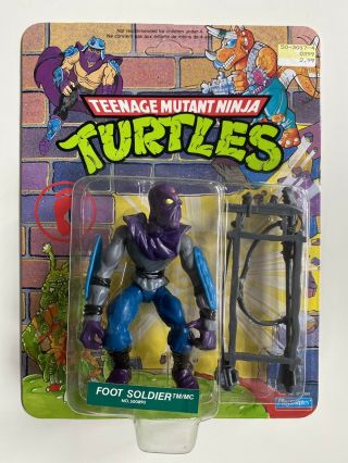 1990 Playmates Tmnt Foot Soldier.  Teenage Mutant Ninja Turtles.  Unpunched.