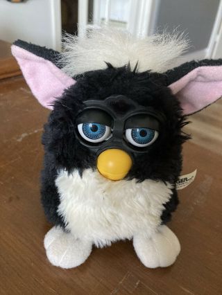 Vintage 1998 Furby Black And White— - Everything
