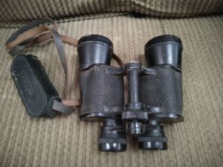 Vintage Binoculars In Leather Case Abercrombie And Fitch 7 × 42 Made In Austria