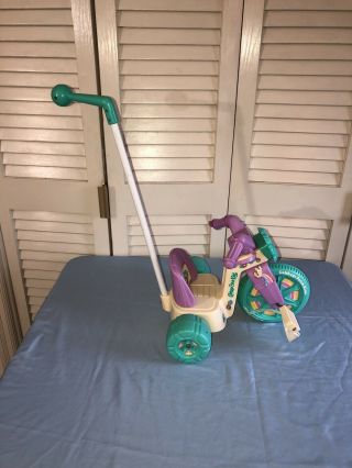 Vintage Coleco Cabbage Patch Kids Big Wheel Tricycle Trike Wheeler Toy 80 