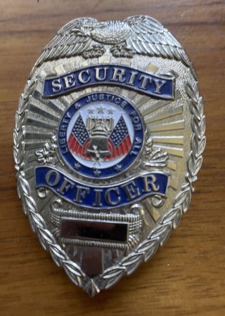 Security Officer Badge Vintage