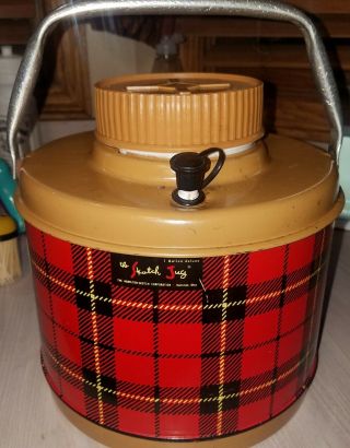Vintage Mid Century Modern The Skotch Jug 1 Gallon Delux Thermos Cooler Drinks