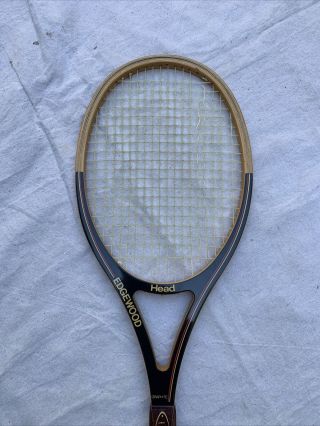 Vintage Rare Head Edgewood Wood Graphite Tennis Racquet Racket 4 1/2 L,  6131