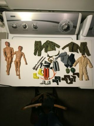 Vintage 60s Gi Joe Action Figures And Accessories