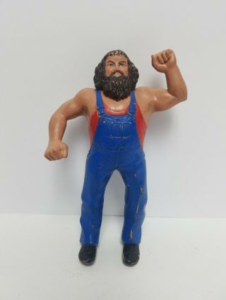 Vintage 1985 Ljn Hillbilly Jim 4 " Flexable Action Figure (wrestler)