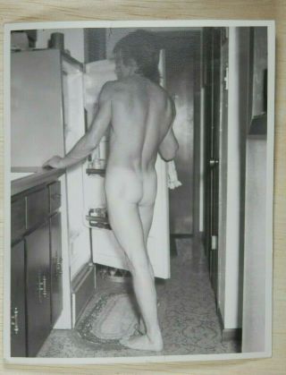 Vintage Male Nude,  Don Whitman,  Western Photography Guild,  At Home Series Print