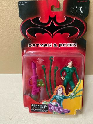 Vintage 1997 Batman & Robin Jungle Venom Poison Ivy Action Figure