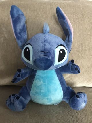 Disney Store Stitch Plush 15 " Stuffed Animal Lilo & Stitch Euc