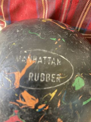 To Manhattan Rubber Duckpin Bowling Balls,  Vintage,  Plaid Carrying Bag 2