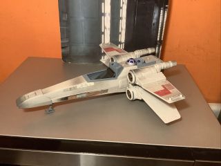 Star Wars Power Of The Force Potf Electronic X - Wing Fighter W/ Pilot Kenner 1995