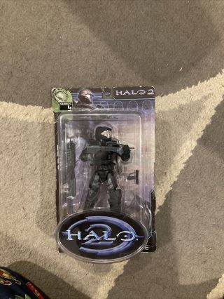 Rare Nib Halo 2 Series 4 Odst With Magnum Battle Rifle & Shotgun Joyride Bungie