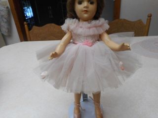 Madame Alexander Tagged Ballerina Dress And Shoes For 14/15 " Doll