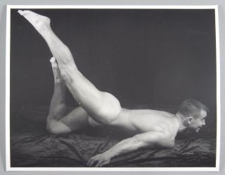 Male Nude Physique Photography Studio Print 4x5