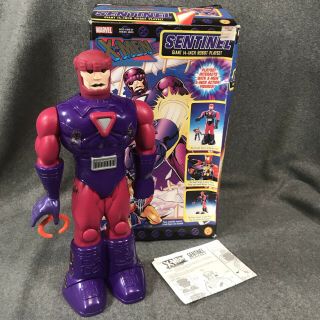 Vtg Marvel Sentinel Playset Toybiz 1994 Marvel X - Men 14” Complete