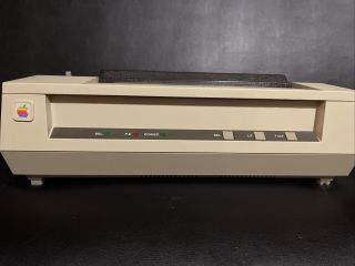 Vintage 1983 Apple Dot Matrix Printer A2m0058 9 Pin W Cords