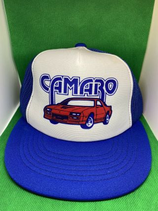 Vintage Camaro Snap Back Truckers Baseball Cap
