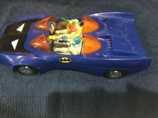 Vintage Kenner Powers Batmobile W Batman And Robin -