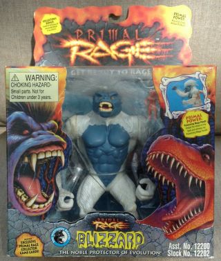 1994 Playmates Primal Rage - Blizzard Action Figure -