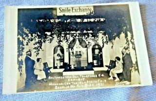 Vintage Postcard Missouri Centennial State Fair Sedalia Mo Bell Phone 1921