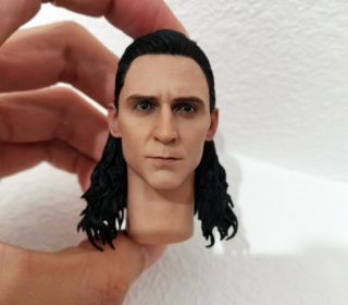 Hottoys Mms472 1/6 Loki 3.  0 Head Sculpt Figure With Neck Thor Ragnarok Ht