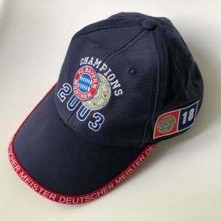 Vtg Rare Bayern Munich Bundesliga Champions 2003 Cap Snap Hat Soccer Football