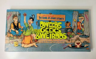 Vintage 1988 Dweebs Geeks & Weirdos Board Game,  Golden 4248