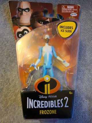 Disney Pixar Incredibles 2 Frozone Figure Toy Jakks Pacific 2018