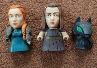 Sansa And Arya Stark Game Of Thrones Titans " Winter Is Here " Mini Figure Funko