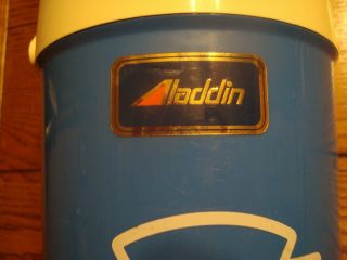 Vintage Consol Coal Mining 1979 Blue Aladdin Thermos - Georgetown Safety Award 3