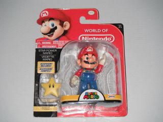 Jakks Pacific 4 " World Of Nintendo Series 2 - 5 Star Power Mario Action Figure