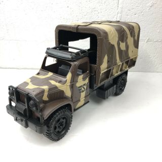 Chap Soldier Force Army Military Transport Troop Cargo Camo Truck Vehicle 2008